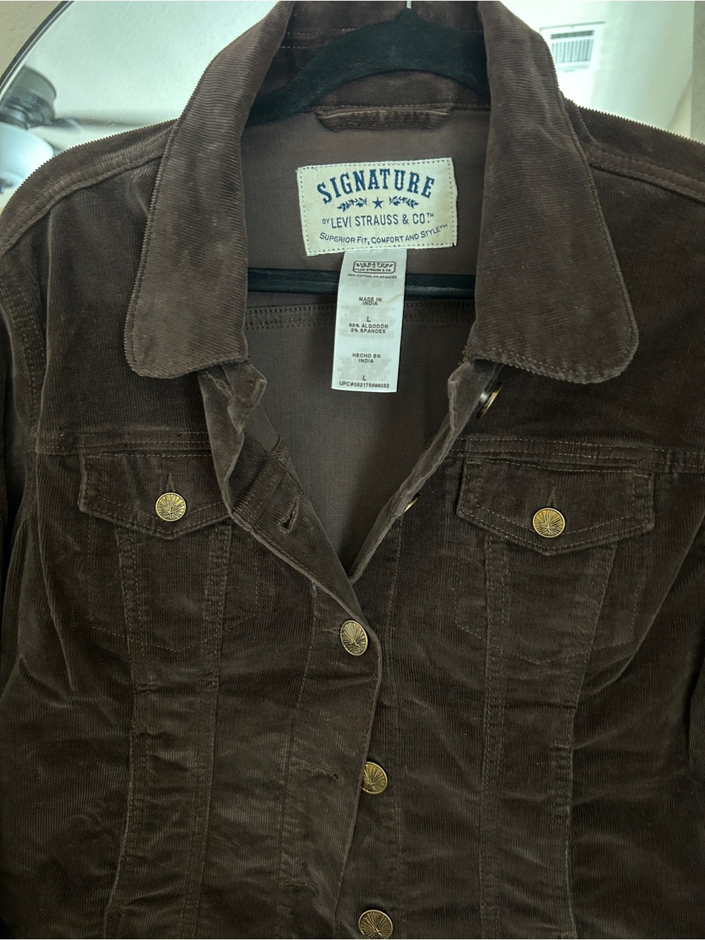 Levi’s Women's Brown Corduroy Jacket